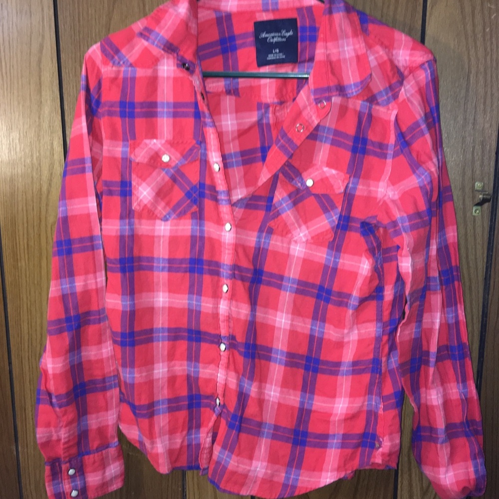 Pink/purple flannel